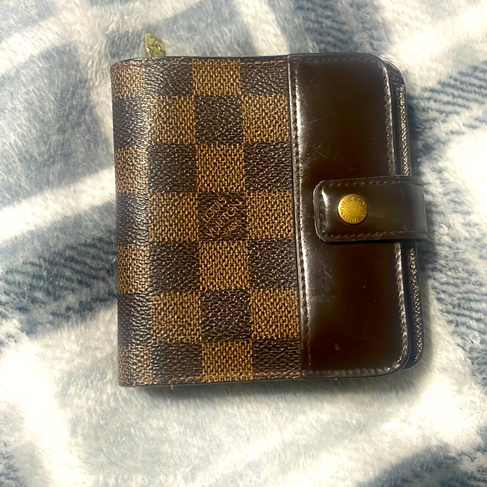 Louis Vuitton Damier Ebene Compact Zip Bi-Fold Wallet
